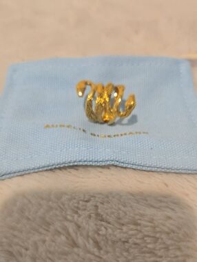 Aurelie Bidermann Gold Mamba Snake RIng